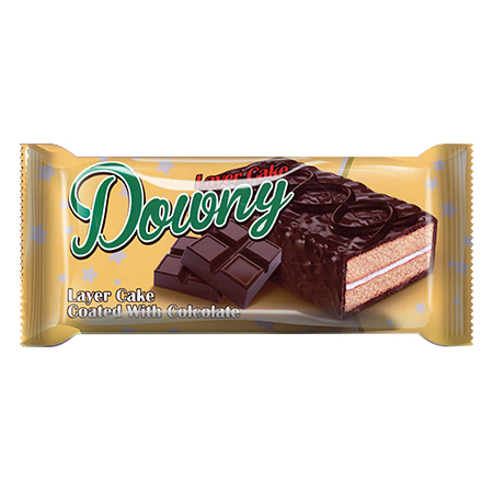 کیک لایه شکلات مستطیلی داونی
