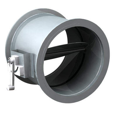 Manual channel damper