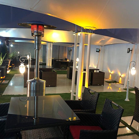 Umbrella radiant heater