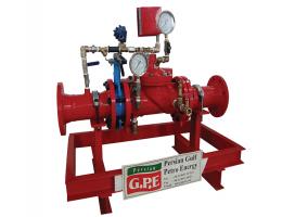 Foam and fire water flow injection control valves