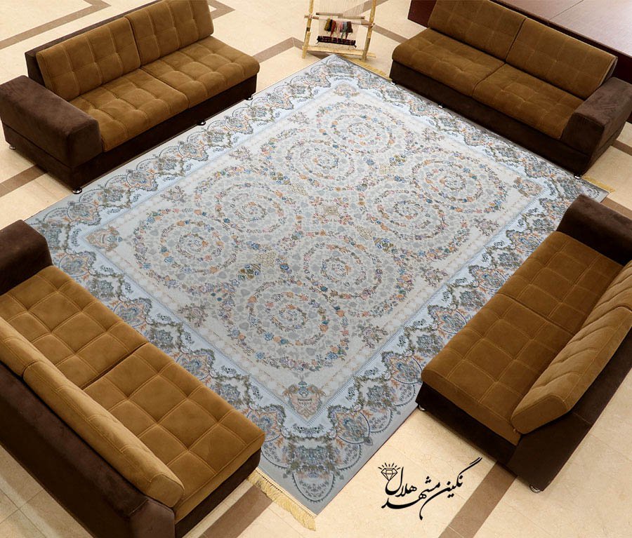 فرش 1500 شانه طرح افشان دلبر