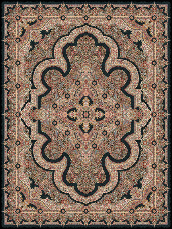 فرش 1000 شانه طرح فرزانه