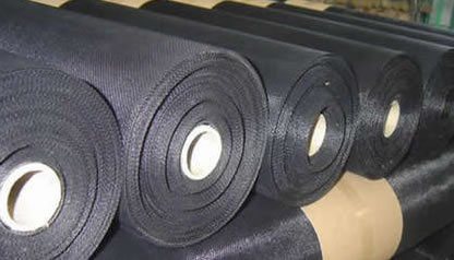 Black Mild Steel Wire Cloth, Woven Wire Filter Cloth