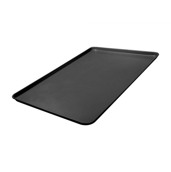 Simple iron tray 600X400 with black Teflon