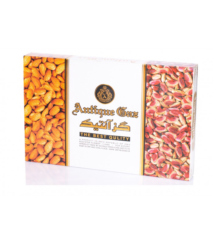 گز لقمه 30% مغز پسته و بادام