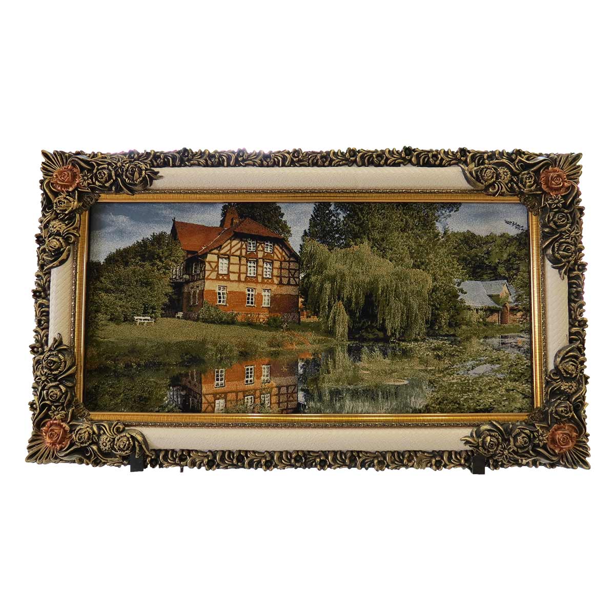 تابلو فرش طرح برکه