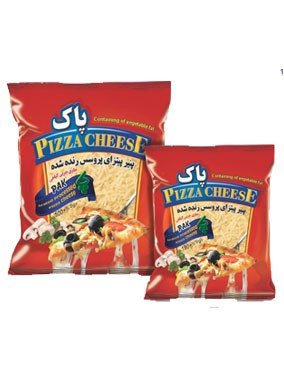 Processed pizza cheese 180 and 500 grams of nylon