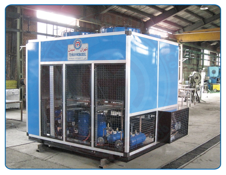 Air cooled compression chiller