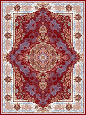 فرش 1000 شانه طرح خاتون