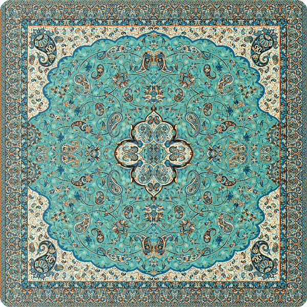 سرویس کامل رومیزی طرح شاه عباسی کد 618