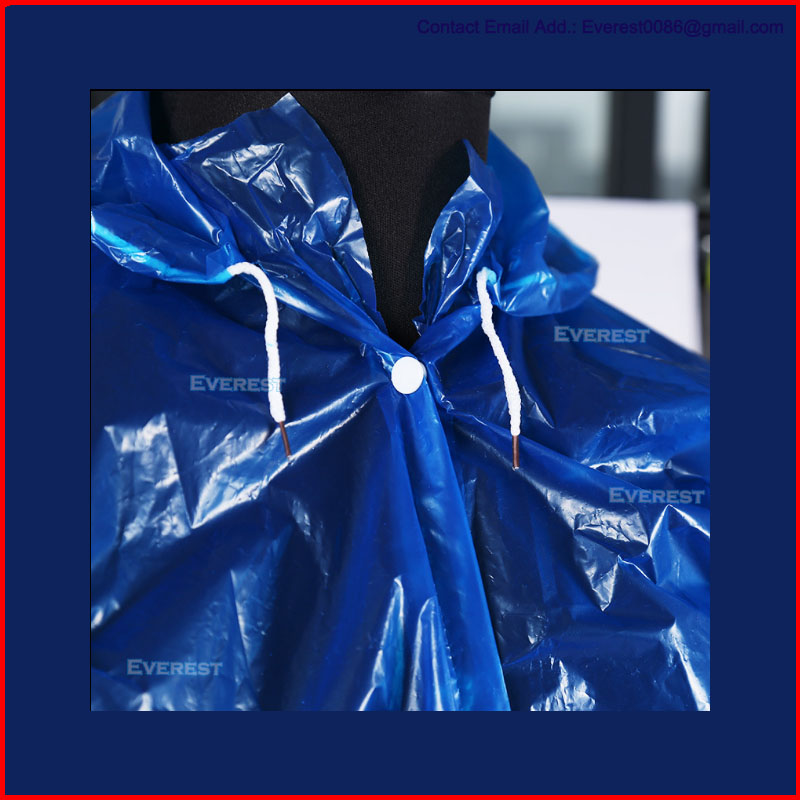 Disposable Waterproof Rain Coat.