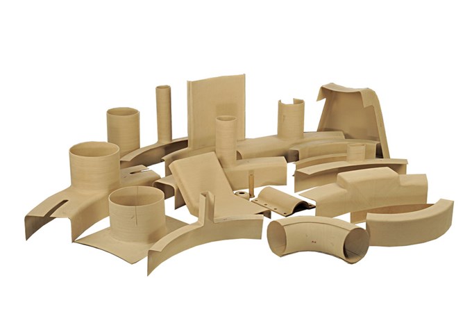 Shaped transformer insulating parts