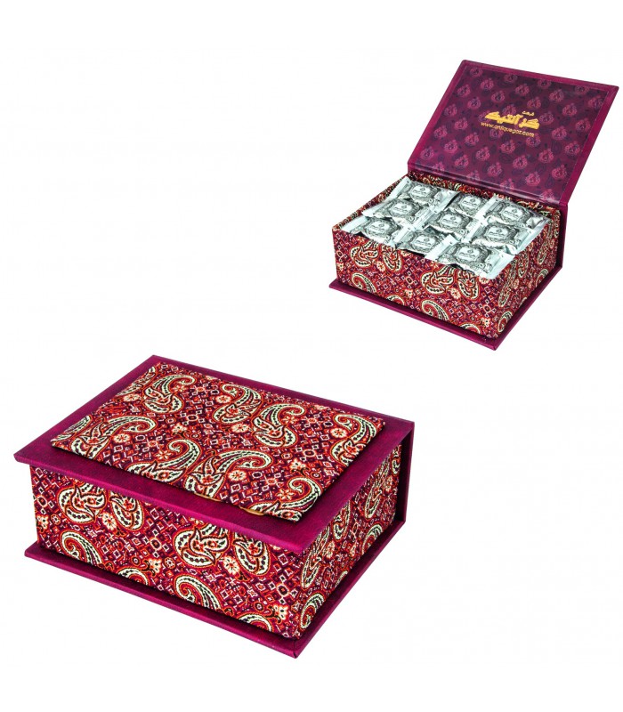 گز لقمه 40 % پسته جعبه ترمه