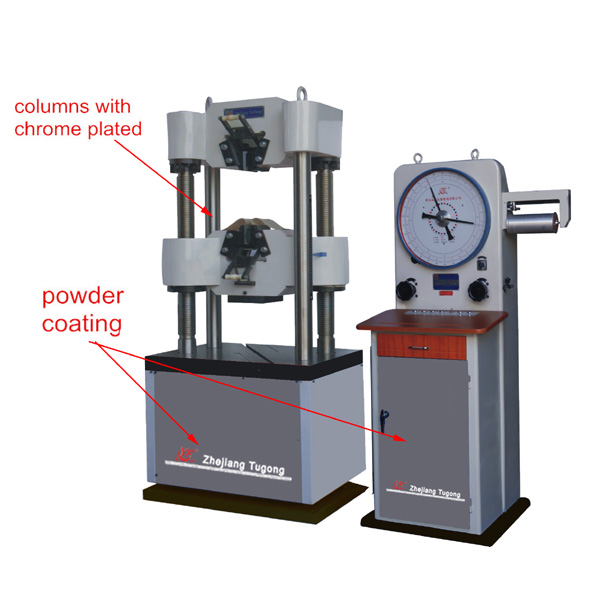دستگاه تست جهانی هیدرولیک نمایشگر آنالوگ WE
