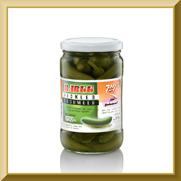 Pickled cucumbers 700 g glass