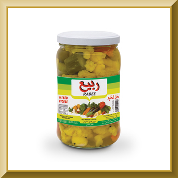 Pickle mixed 700 g glass