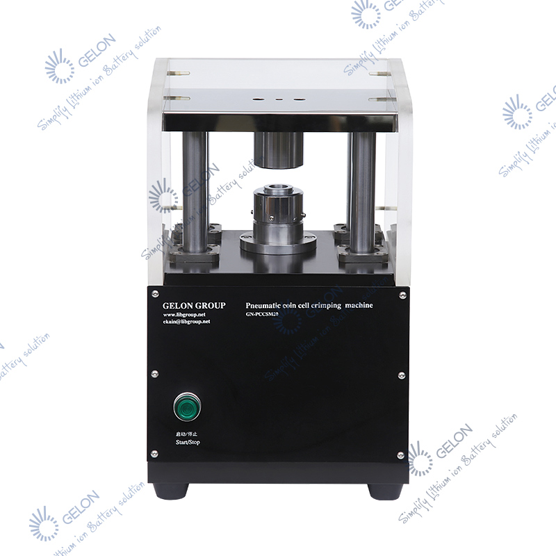 دستگاه چین دار هیدرولیک سلول سکه ای GN-CC20