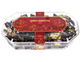 شکلات دوسرپیچ صدف قهوه