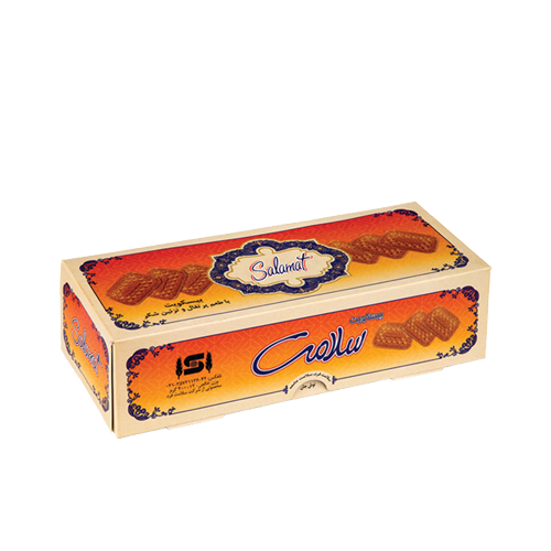 بیسکویت با طعم پرتقال و تزئین شکر