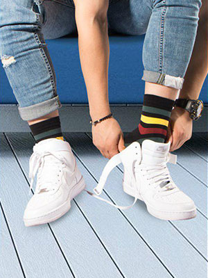 جوراب مردانه نیم‌ساق