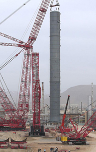 برج های طرح افزایش ظرفیت تولید بنزین