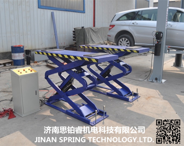 بالابر ماشین قیچی پنهان در زمین