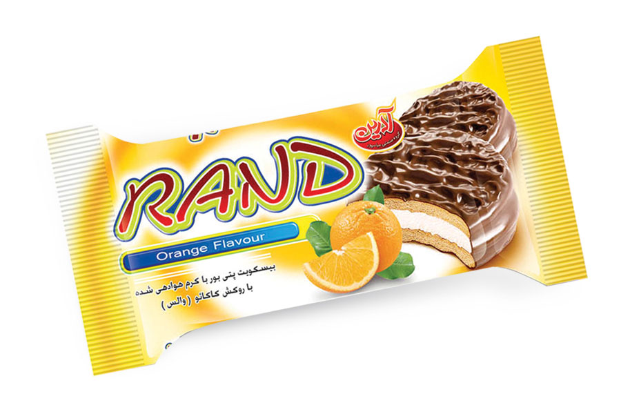 والس دوقلو کرمدار با روکش کاکائو با طعم پرتقال