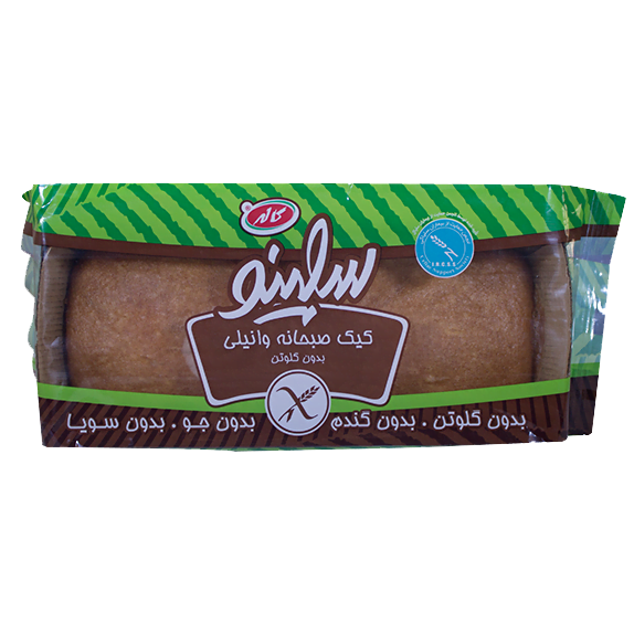 کیک صبحانه وانیلی بدون گلوتن سلینو