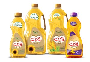 Cooking oils and golden laden salads