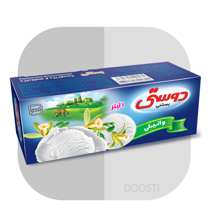 بستنی لیتری پاکتی