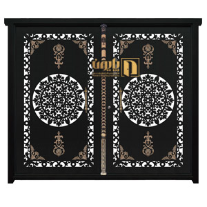 درب فرفورژه پارکینگ مدل 087 پایون