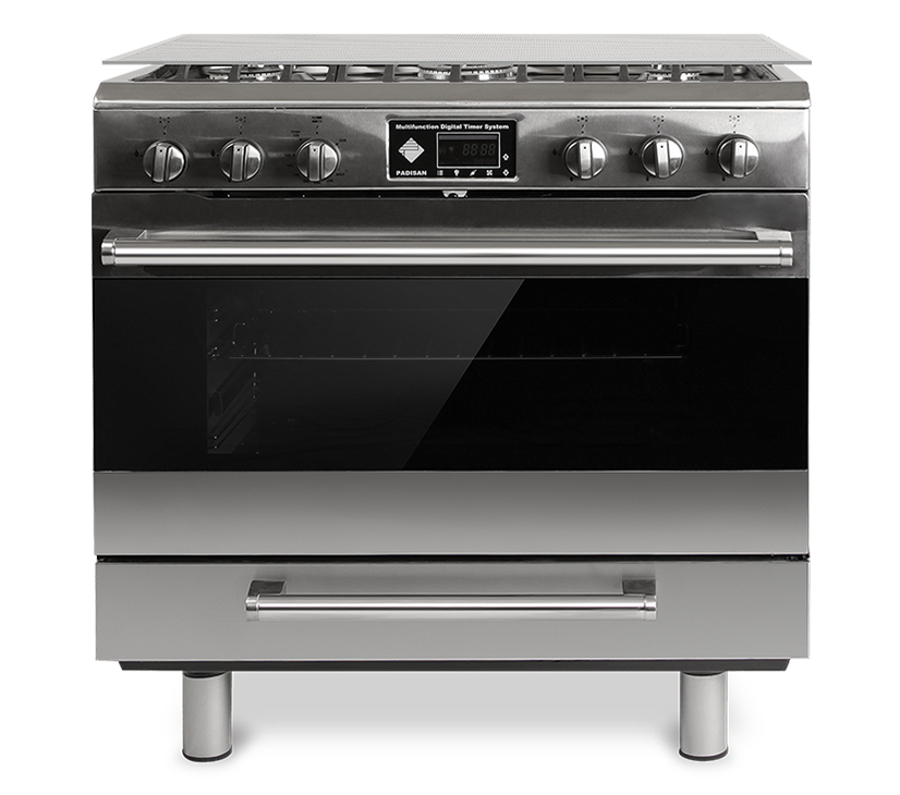 اجاق گاز مبله پادیسان مدل پامچال استیل