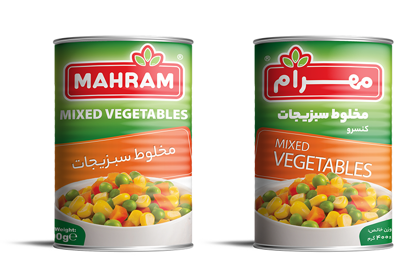 مخلوط سبزیجات