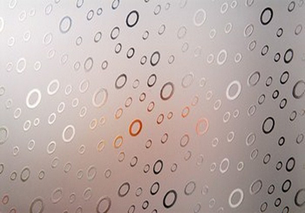 شیشه دکوراتیو مدل حباب