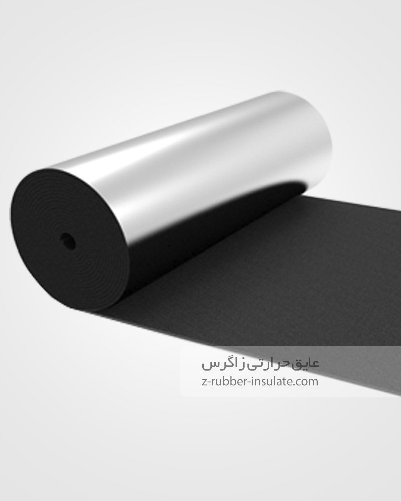 Elastomeric thermal insulation with aluminum cladding