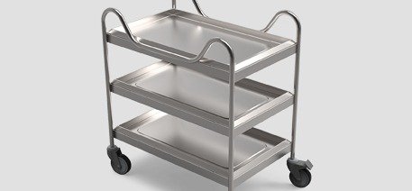 ترولی ظروف تمیز