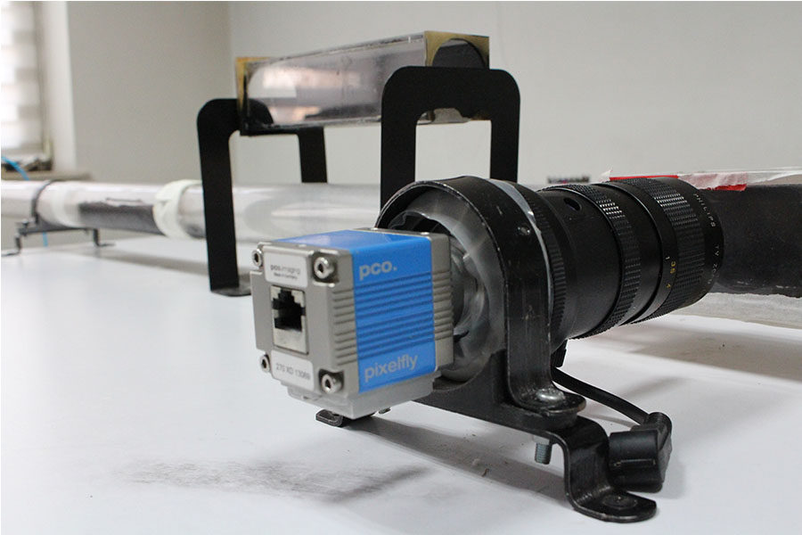 دبی‌سنج پردازش تصویر PIV