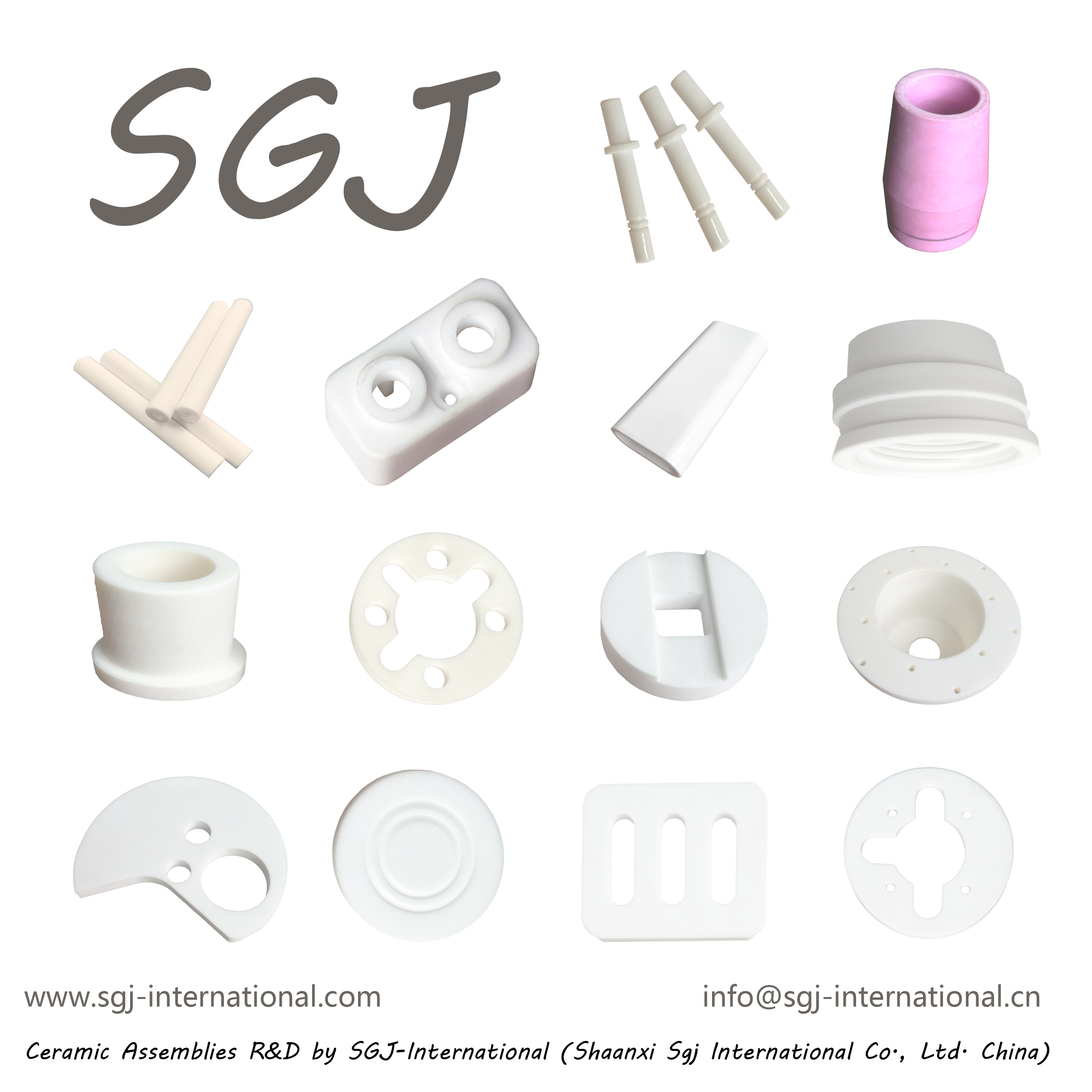 SGJ 96% Easily Metallisable Alumina Ceramic