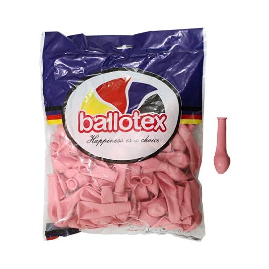 بادکنک ۶ اینچ صورتی کمرنگ (بسته ۱۰۰تایی)