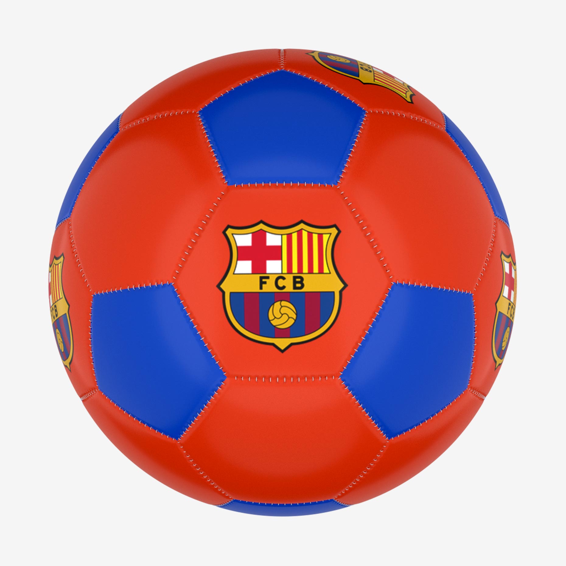 توپ فوتبال دوخت ماشینی سایز 2 بارسا – New club2