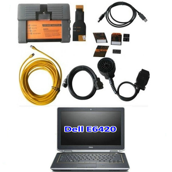 BMW ICOM A2 با نرم افزار مهندسین V2022.06 به علاوه لپ تاپ DELL E6420 از پیش نصب شده آماده استفاده