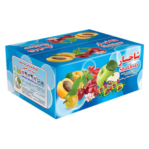 لواشک دو سر پیچ فله ای