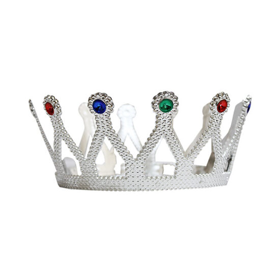 تاج ۲ تکه نقره‌ای