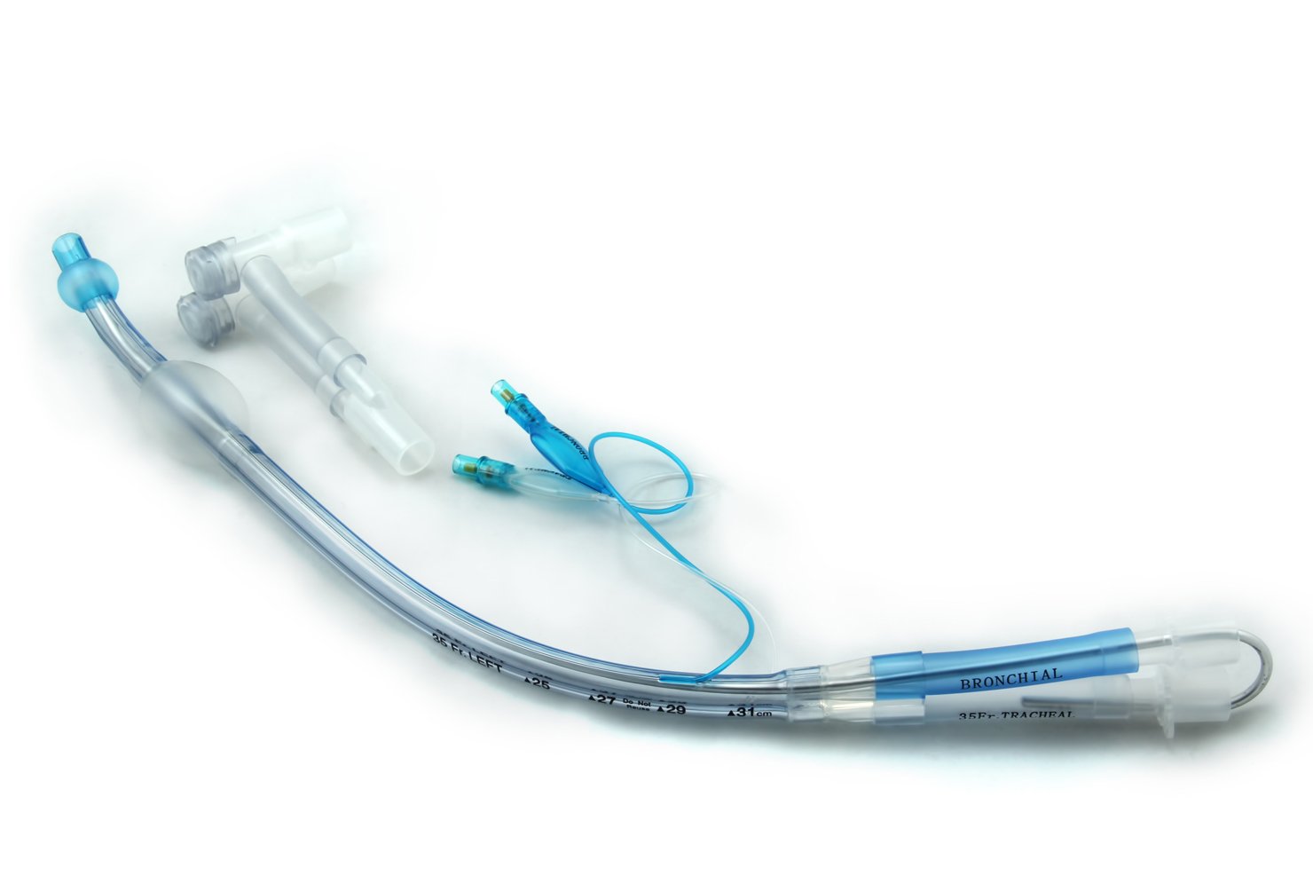 Double lumen endotracheal tube