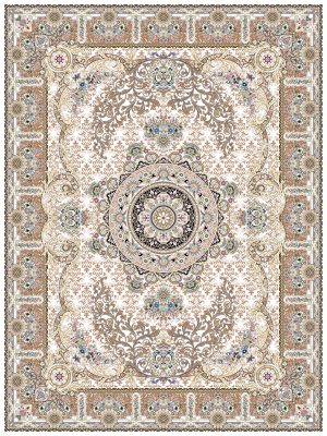 فرش 1200 شانه طرح مهر آفرین