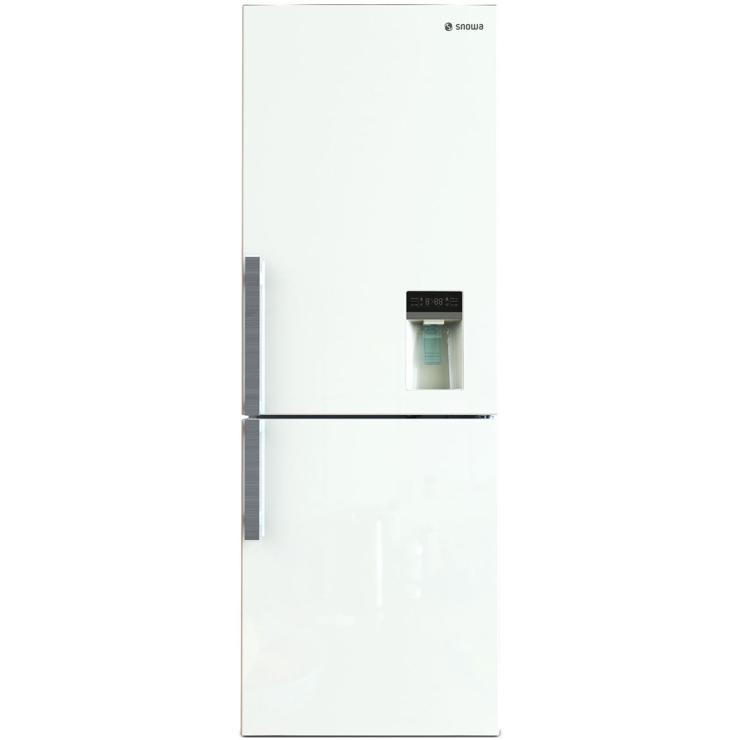 BMF Fit Snowa white leather fridge freezer