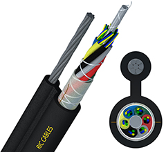 کابل فیبر نوری هوایی تک روکش - OSSC SJ