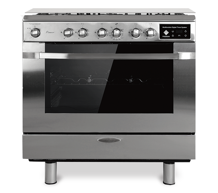 اجاق گاز مبله پادیسان مدل پایونیر استیل