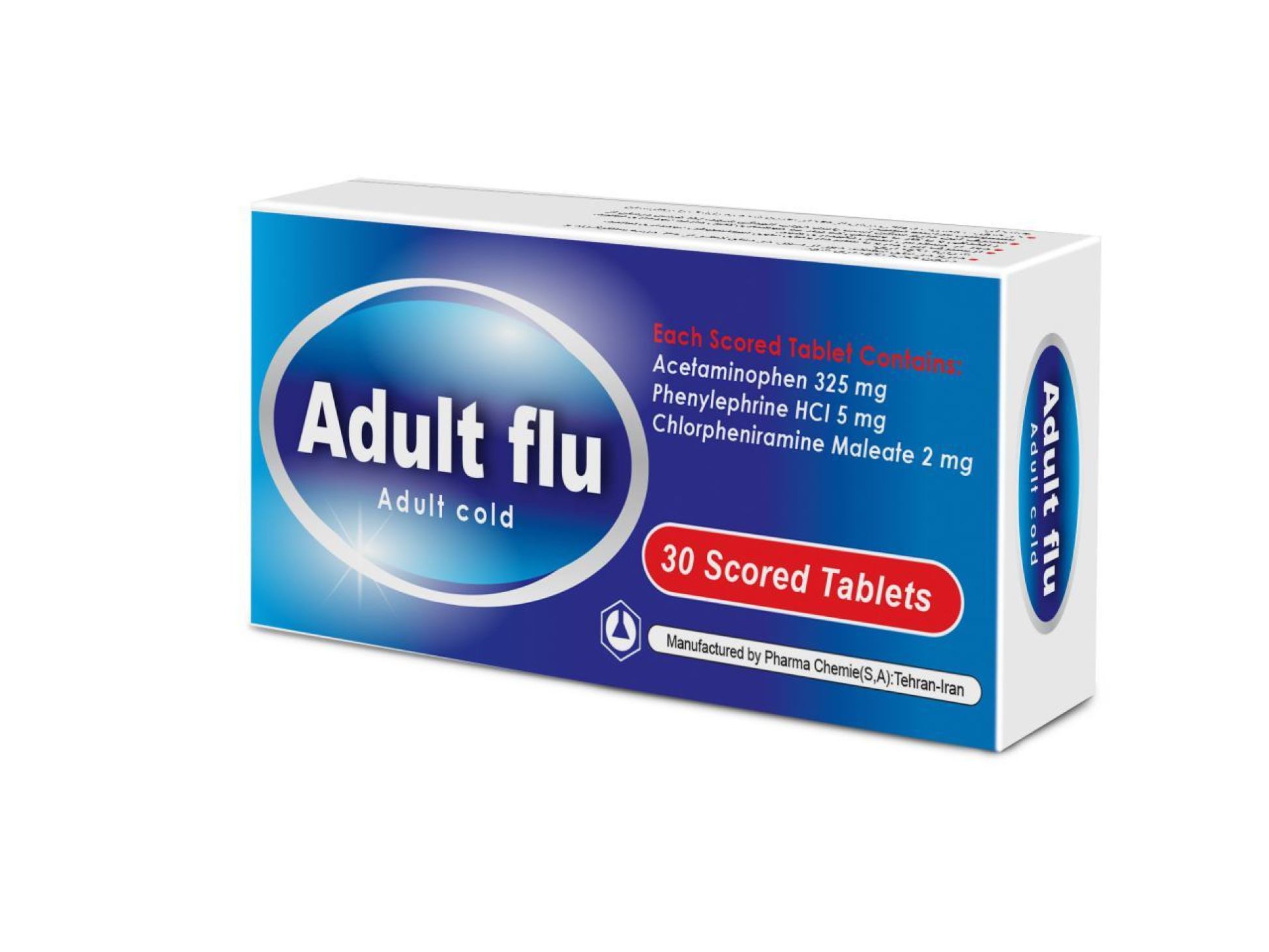 قرص آدالت فلو - سرماخوردگی بزرگسالان - Adult cold tablet