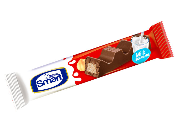 شکلات فینگر بار دریم اسمارت شیری مغزدار